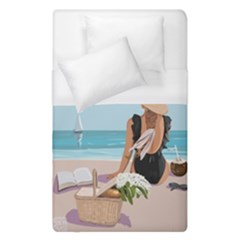 Rest By The Sea Duvet Cover (single Size) by SychEva