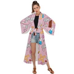 Medical Maxi Kimono by SychEva