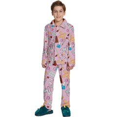 Medical Kids  Long Sleeve Velvet Pajamas Set by SychEva