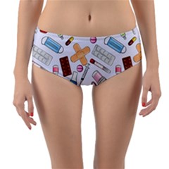 Medicine Reversible Mid-waist Bikini Bottoms