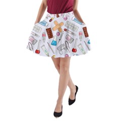 Medicine A-line Pocket Skirt