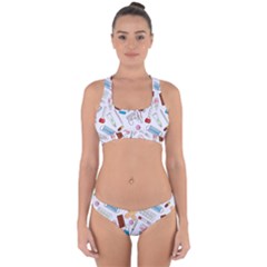 Medicine Cross Back Hipster Bikini Set