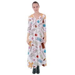 Medicine Button Up Maxi Dress