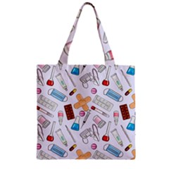 Medicine Zipper Grocery Tote Bag