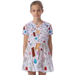 Medicine Kids  Short Sleeve Pinafore Style Dress
