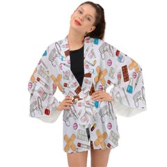 Medicine Long Sleeve Kimono