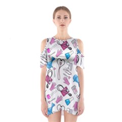 Medicine Shoulder Cutout One Piece Dress by SychEva