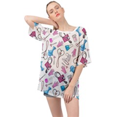 Medicine Oversized Chiffon Top by SychEva