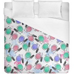 Nail Polish Duvet Cover (king Size) by SychEva