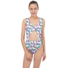 Nail Polish Center Cut Out Swimsuit by SychEva