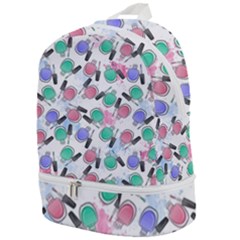 Nail Polish Zip Bottom Backpack by SychEva