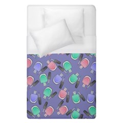 Nail Polish Duvet Cover (single Size) by SychEva