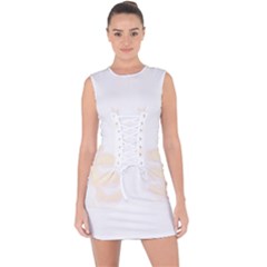 Boxing Cat Lace Up Front Bodycon Dress by JayEdden