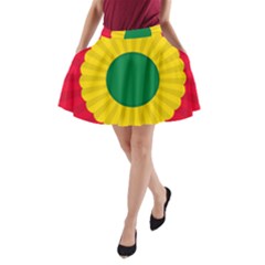 National Cockade Of Bolivia A-line Pocket Skirt by abbeyz71