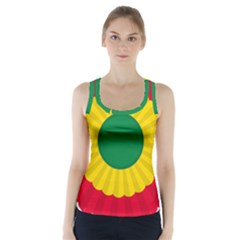 National Cockade Of Bolivia Racer Back Sports Top by abbeyz71
