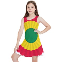 National Cockade Of Bolivia Kids  Lightweight Sleeveless Dress by abbeyz71