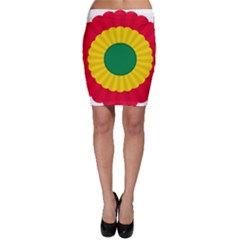 National Cockade Of Bolivia Bodycon Skirt by abbeyz71