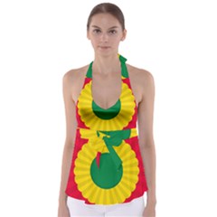 National Cockade Of Bolivia Babydoll Tankini Top by abbeyz71