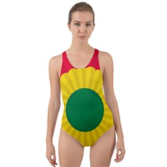 National Cockade Of Bolivia Cut-out Back One Piece Swimsuit by abbeyz71