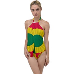 National Cockade Of Bolivia Go With The Flow One Piece Swimsuit by abbeyz71