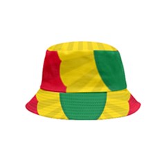 National Cockade Of Bolivia Inside Out Bucket Hat (kids) by abbeyz71