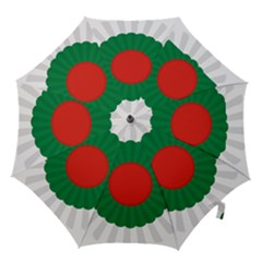 National Cockade Of Bulgaria Hook Handle Umbrellas (medium) by abbeyz71