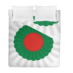 National Cockade Of Bulgaria Duvet Cover Double Side (full/ Double Size) by abbeyz71
