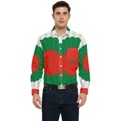 National Cockade Of Bulgaria Men s Long Sleeve Pocket Shirt  by abbeyz71