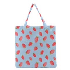 Strawberry Grocery Tote Bag by SychEva