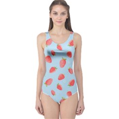 Strawberry One Piece Swimsuit by SychEva