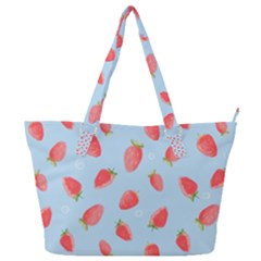 Strawberry Full Print Shoulder Bag by SychEva