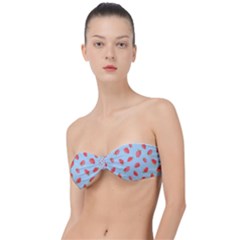 Strawberry Classic Bandeau Bikini Top 