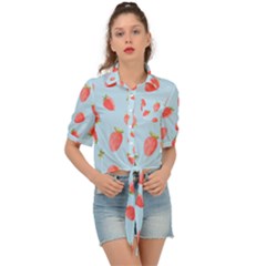 Strawberry Tie Front Shirt 