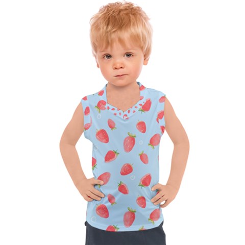 Strawberry Kids  Sport Tank Top by SychEva