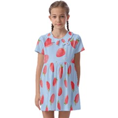 Strawberry Kids  Asymmetric Collar Dress