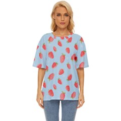 Strawberry Oversized Basic Tee