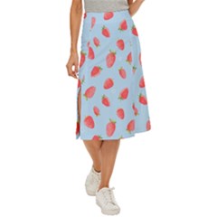 Strawberry Midi Panel Skirt