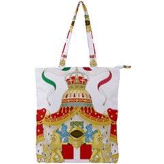 Coat Of Arms Of The Kingdom Of Italy (1890)h Double Zip Up Tote Bag by abbeyz71