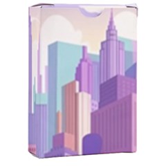 New York Skyline Cityscape Nyc New York City Playing Cards Single Design (rectangle) With Custom Box by Jancukart