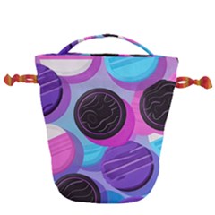 Cookies Chocolate Cookies Sweets Snacks Baked Goods Drawstring Bucket Bag by Jancukart