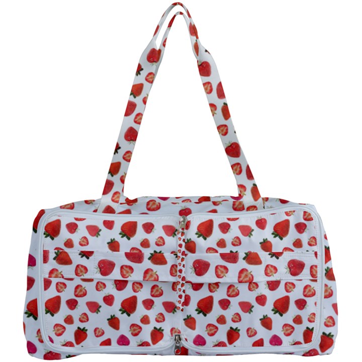 Watercolor Strawberry Multi Function Bag