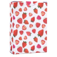 Watercolor Strawberry Playing Cards Single Design (rectangle) With Custom Box by SychEva