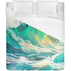 Waves Ocean Sea Tsunami Nautical 90 Duvet Cover (california King Size) by Jancukart