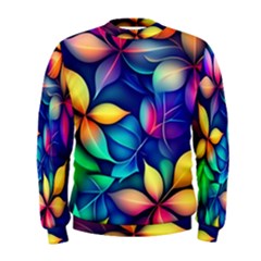 Ai Generated Artwork Leaves Nature Pattern Men s Sweatshirt by Jancukart