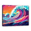 Tsunami Waves Ocean Sea Nautical Nature Water 2 Canvas 16  x 12  (Stretched) View1