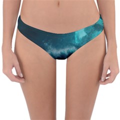 Waves Ocean Sea Tsunami Nautical 2 Reversible Hipster Bikini Bottoms by Jancukart