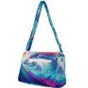 Waves Ocean Sea Tsunami Nautical Nature Water Front Pocket Crossbody Bag View2