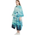 Tsunami Waves Ocean Sea Nautical Nature Water 8 Women s Hooded Rain Ponchos View2