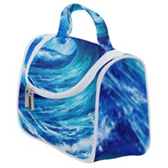 Tsunami Tidal Wave Ocean Waves Sea Nature Water 3 Satchel Handbag by Jancukart