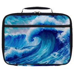 Tsunami Tidal Wave Ocean Waves Sea Nature Water 3 Full Print Lunch Bag by Jancukart